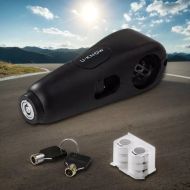 Locking device with alarm for motorbike, scooter, bicycle, ATV black