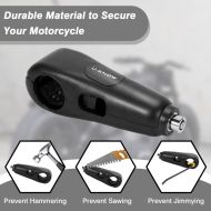 Locking device with alarm for motorbike, scooter, bicycle, ATV black