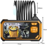 Borescope κάμερας ενδοσκοπίου + οθόνη 4,3" με καλώδιο 5m Professional