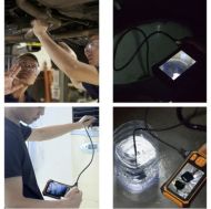 Borescope κάμερας ενδοσκοπίου + οθόνη 4,3" με καλώδιο 5m Professional