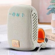 Portable Bluetooth speaker with stand for bike, motorcycle - AUX, USB ports and memory card slot - grey