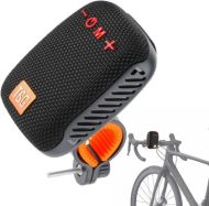 Portable Bluetooth speaker with stand for bike, motorcycle - AUX, USB ports and memory card slot - black