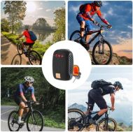 Portable Bluetooth speaker with stand for bike, motorcycle - AUX, USB ports and memory card slot - black