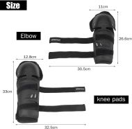Set de 4 protectoare pentru coate si genunchi pentru motociclete