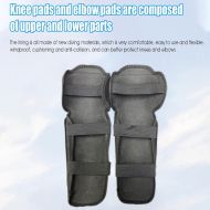 Set de 4 protectoare pentru coate si genunchi pentru motociclete