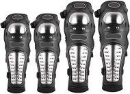 Set de 4 coturi și genunchiere de protecție ranforsate pentru motociclete