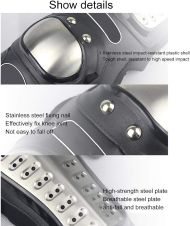 Set de 4 coturi și genunchiere de protecție ranforsate pentru motociclete