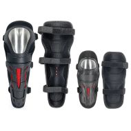 Set de 4 coturi și genunchiere de protecție ranforsate pentru motociclete